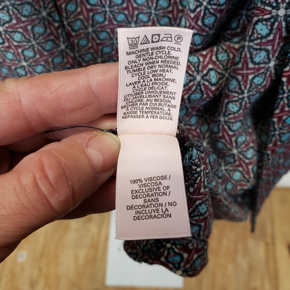 VICTORIA SECRET geometric print kimono size XS/S - Picture 9 of 11